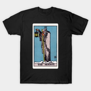 Card #9 - The Hermit - Rider Waite Smith Tarot T-Shirt